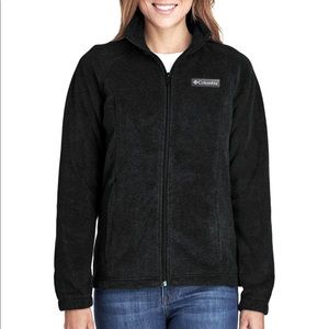 Black Columbia Fleece Jacket Size Small